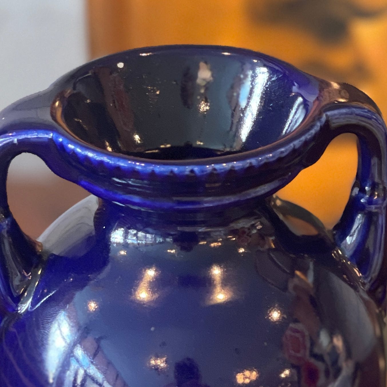 Estate Cobalt Urn Vase - PORCH