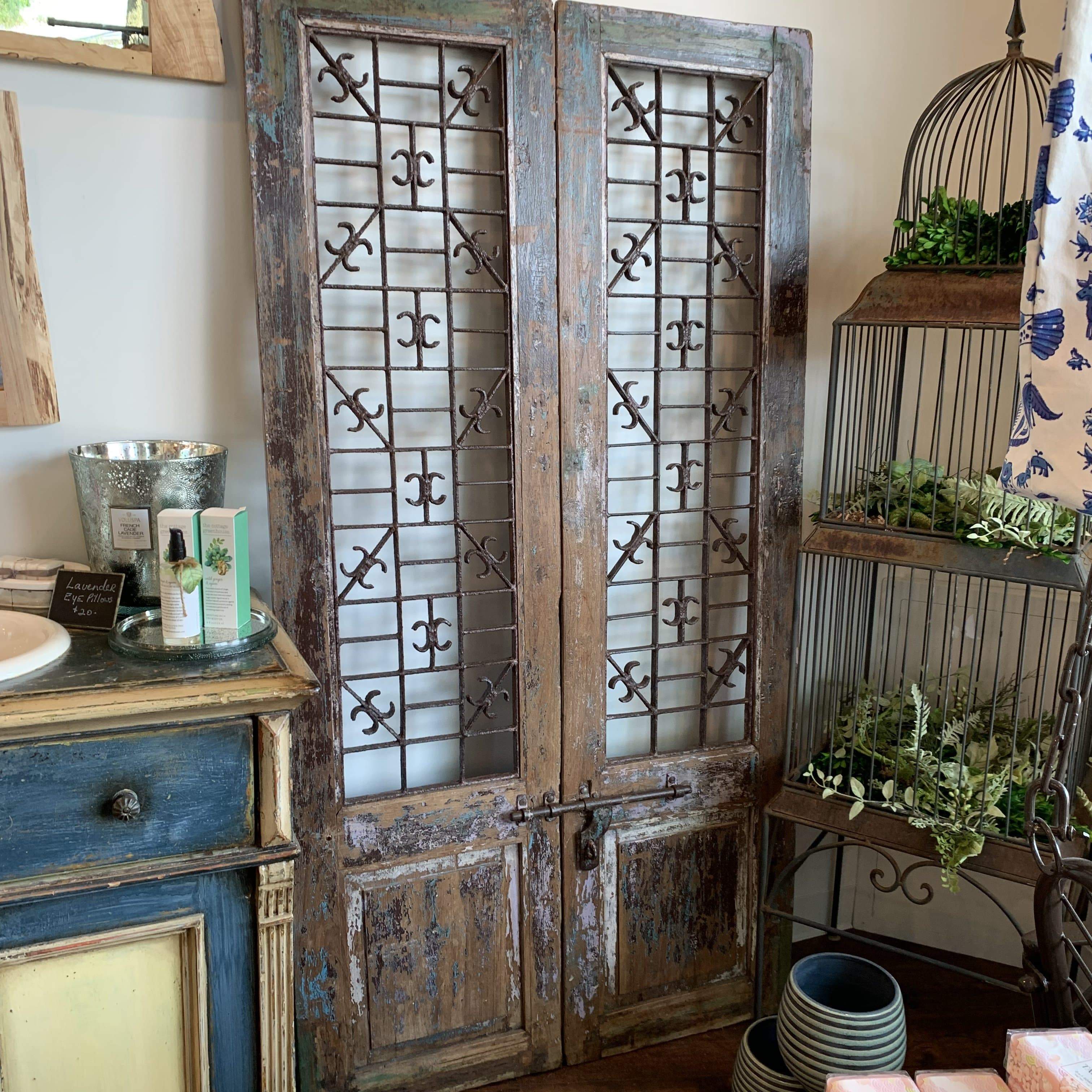 Antique Iron/Wood Doors - PORCH