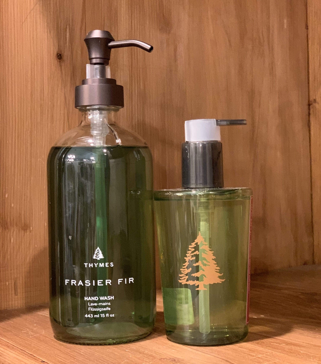 Thymes Frasier Fir Glass Hand Wash