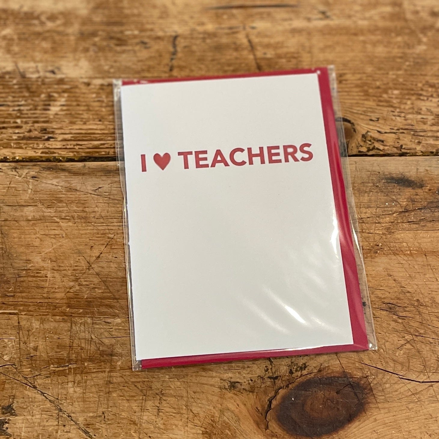 I heart Teachers SOOLIP Greeting Card - PORCH