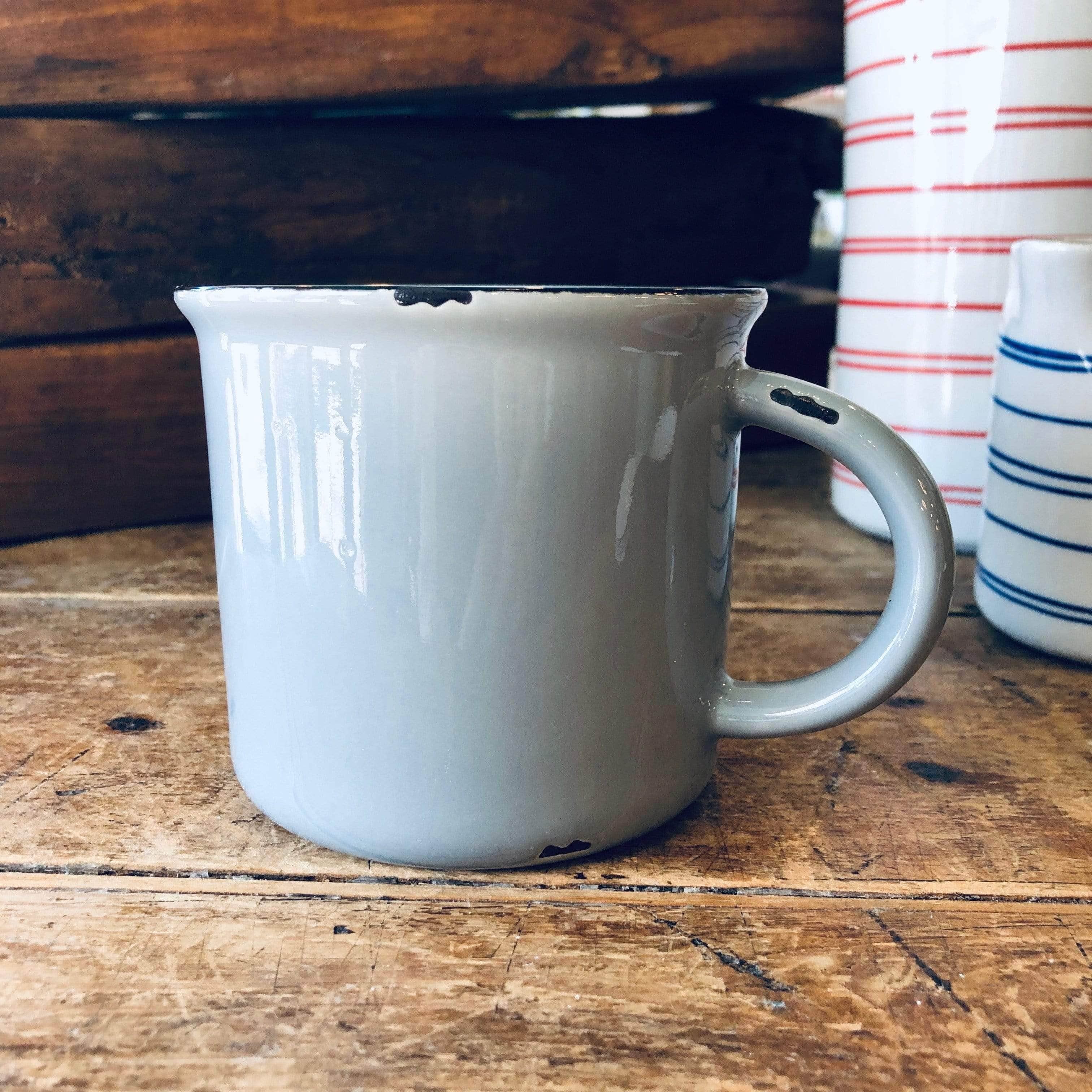 Light Grey Tinware Mug - PORCH