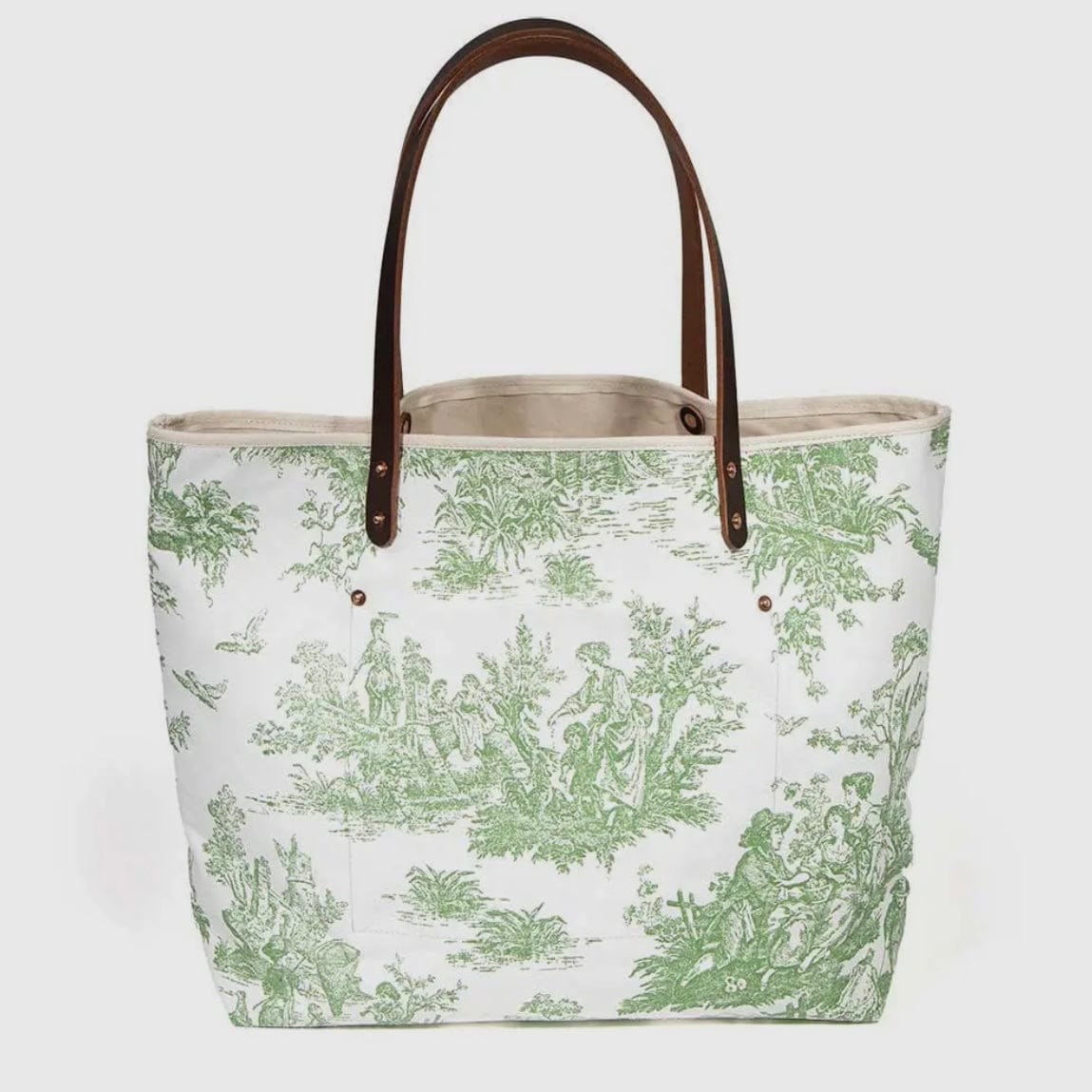 Greenleaf Toile All Day Tote - PORCH