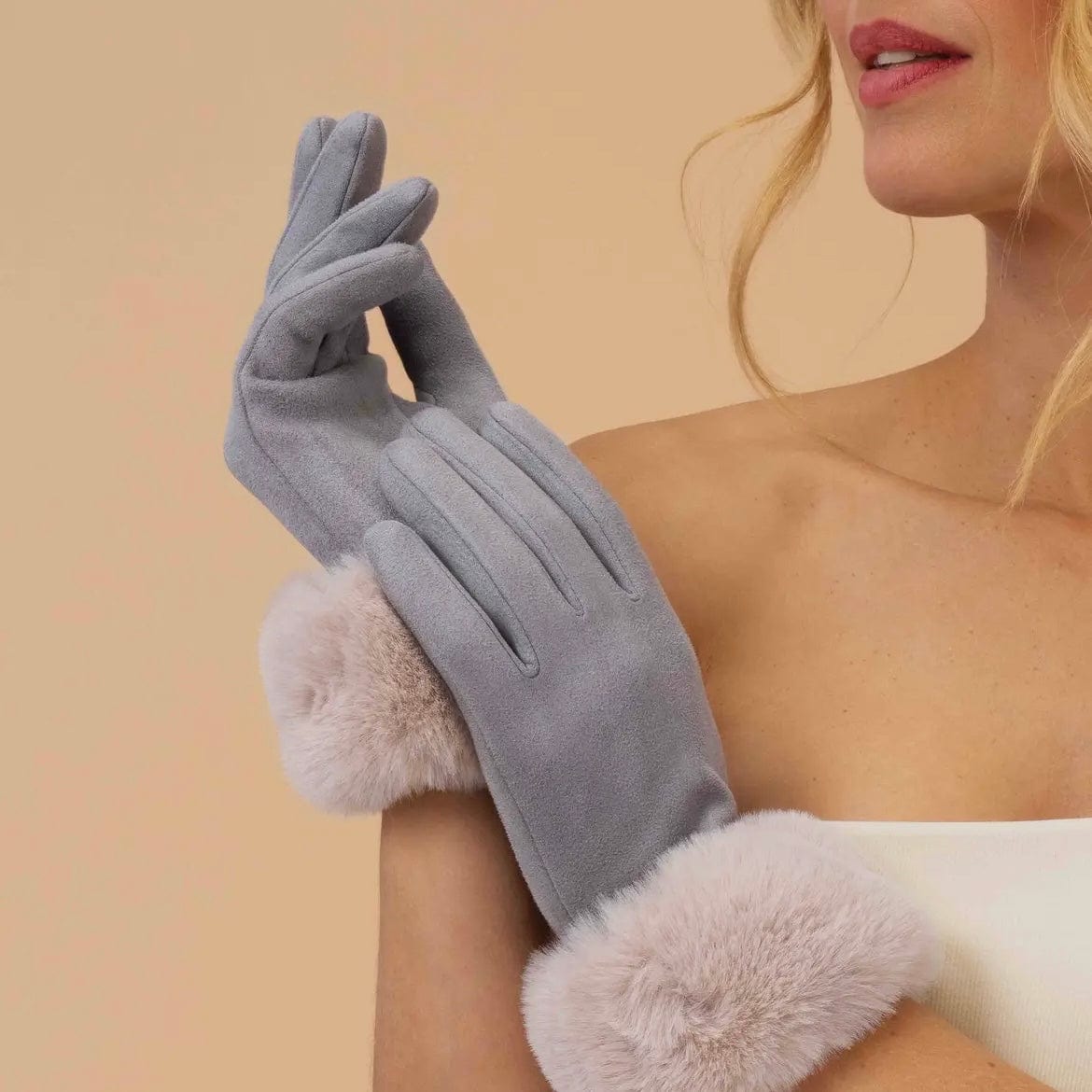 Mist/Vanilla Bettina Gloves - PORCH