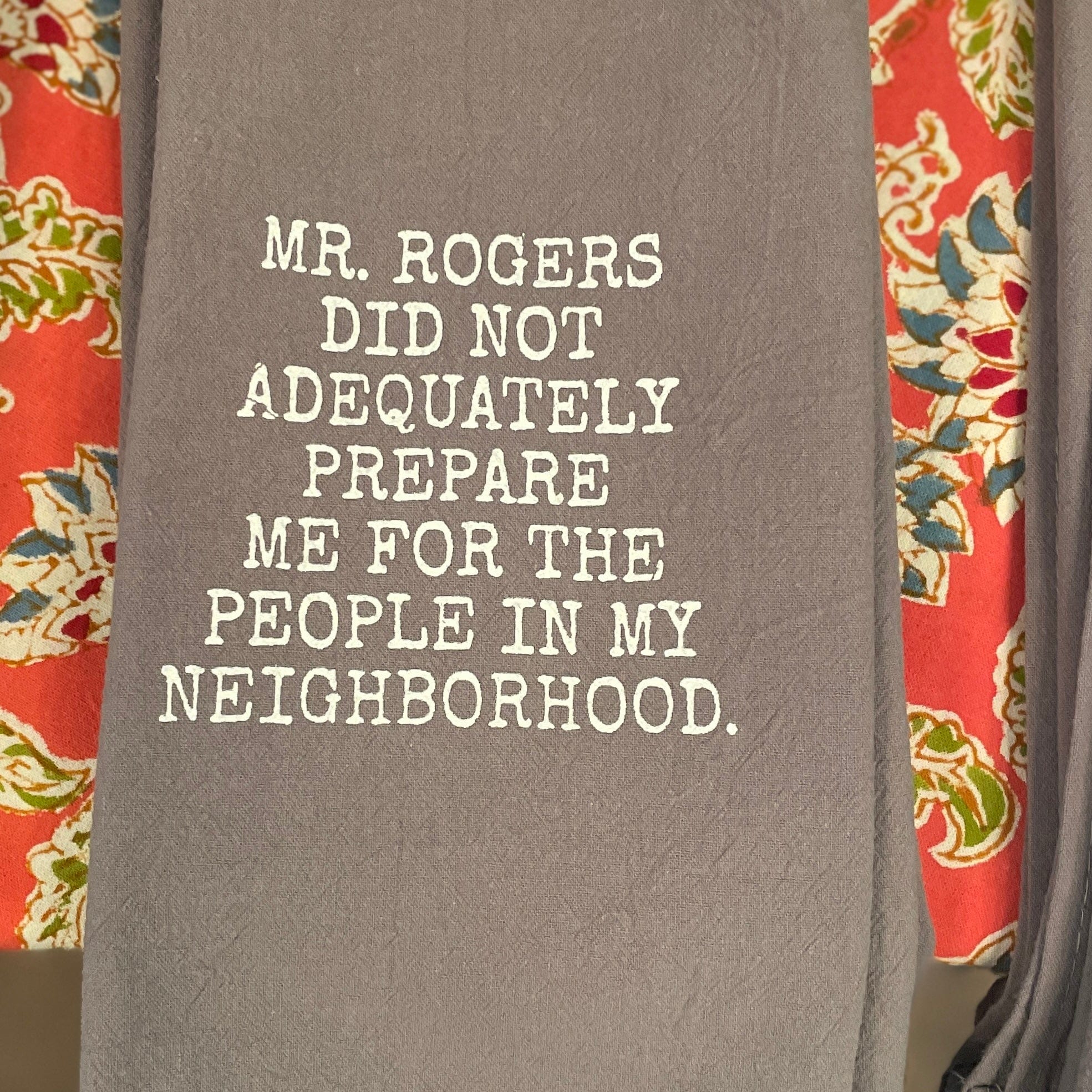 Mr. Rogers Driftless Grey Tea Towel - PORCH