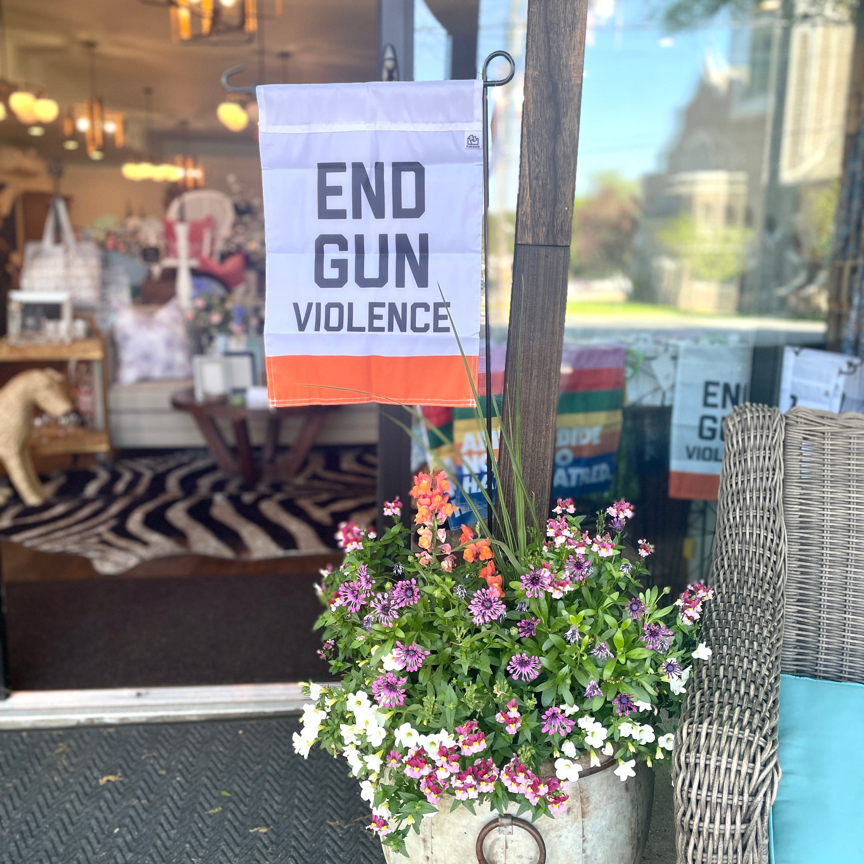 End Gun Violence Garden Flag for Good - PORCH