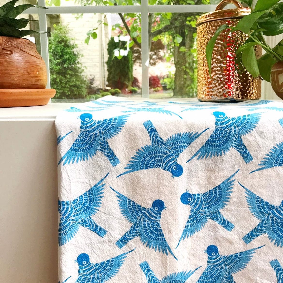 Bluebird Gingiber Tea Towel - PORCH