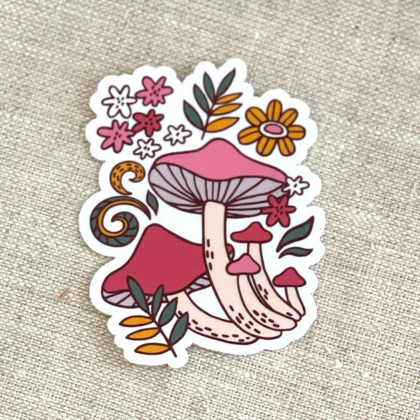 Mushroom Inviting Affairs Paperie Sticker - PORCH