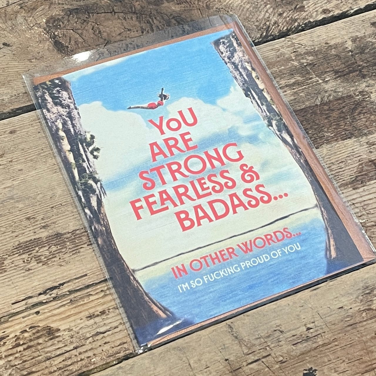 Fearless Offensive Delightful Greeting Card - PORCH