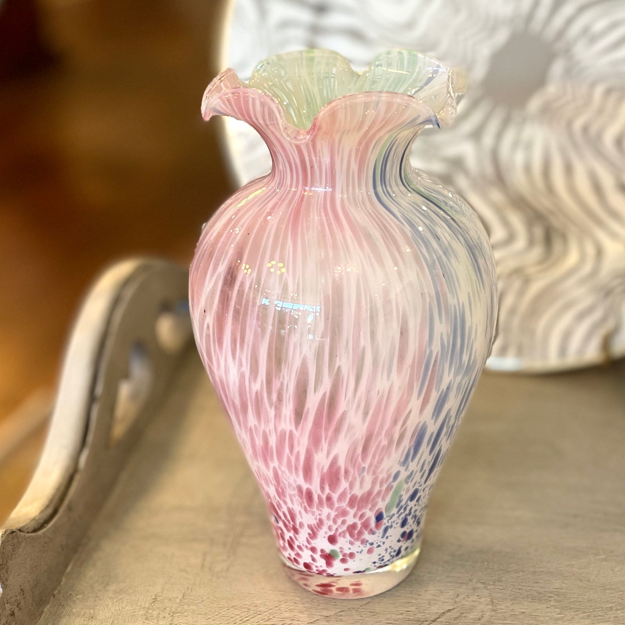 Vintage Lavorazione Arte Murano Glass Vase - PORCH