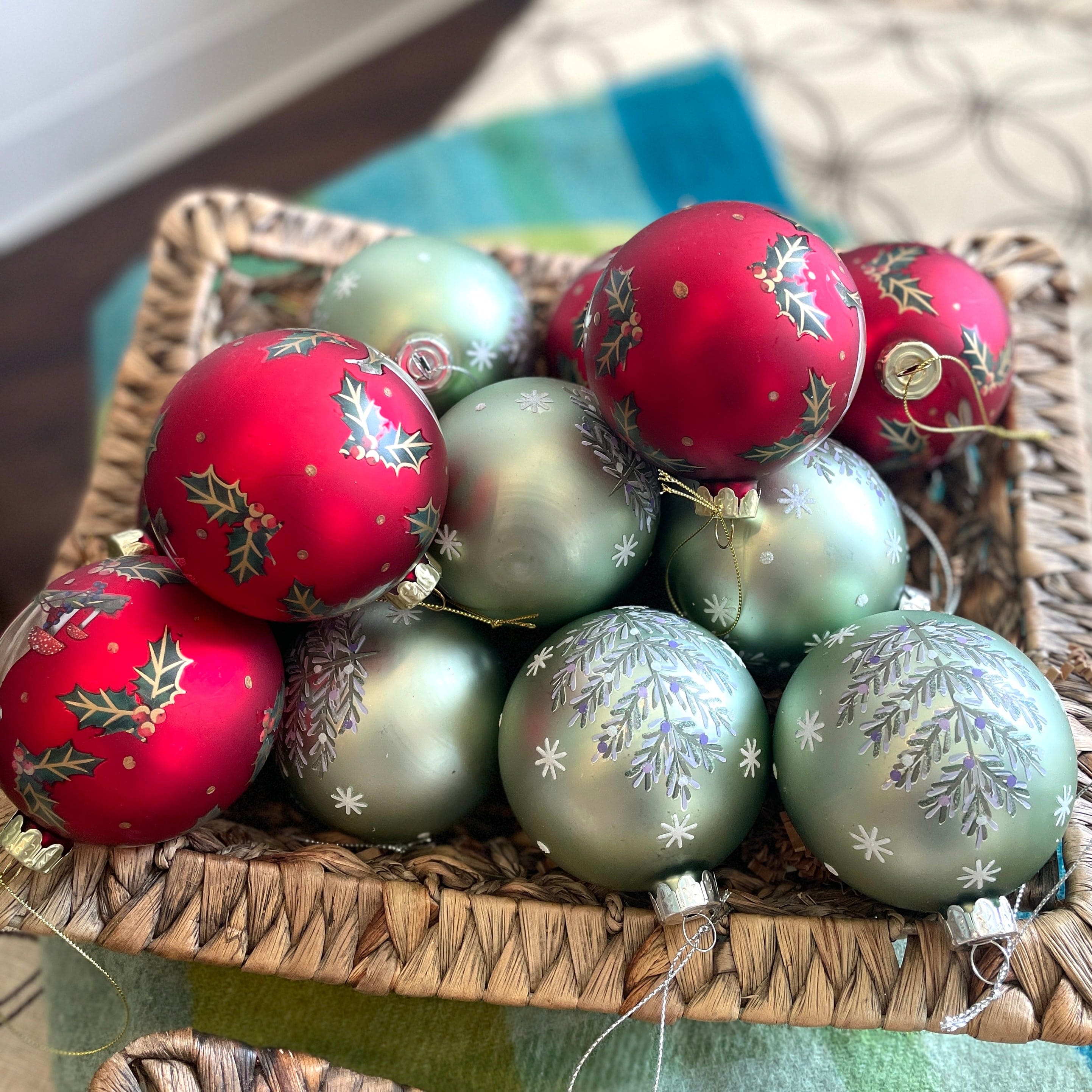 Vintage-Style Glass Ball Ornament - PORCH