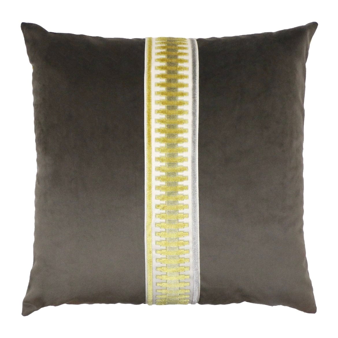 Addison Brass/Mink Pillow - PORCH