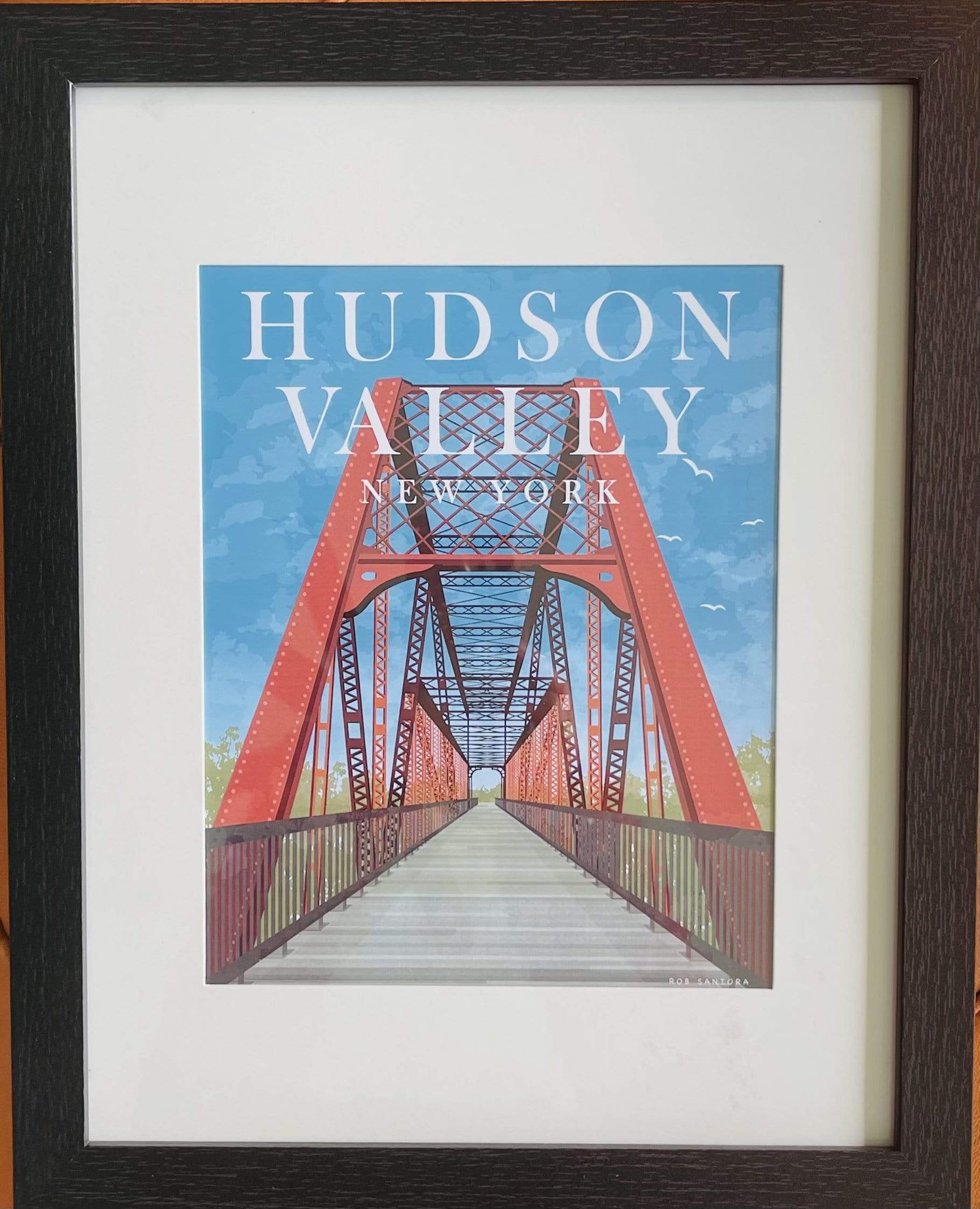Hudson Valley/Bridge "Architectural Landmarks" - Framed Print - PORCH
