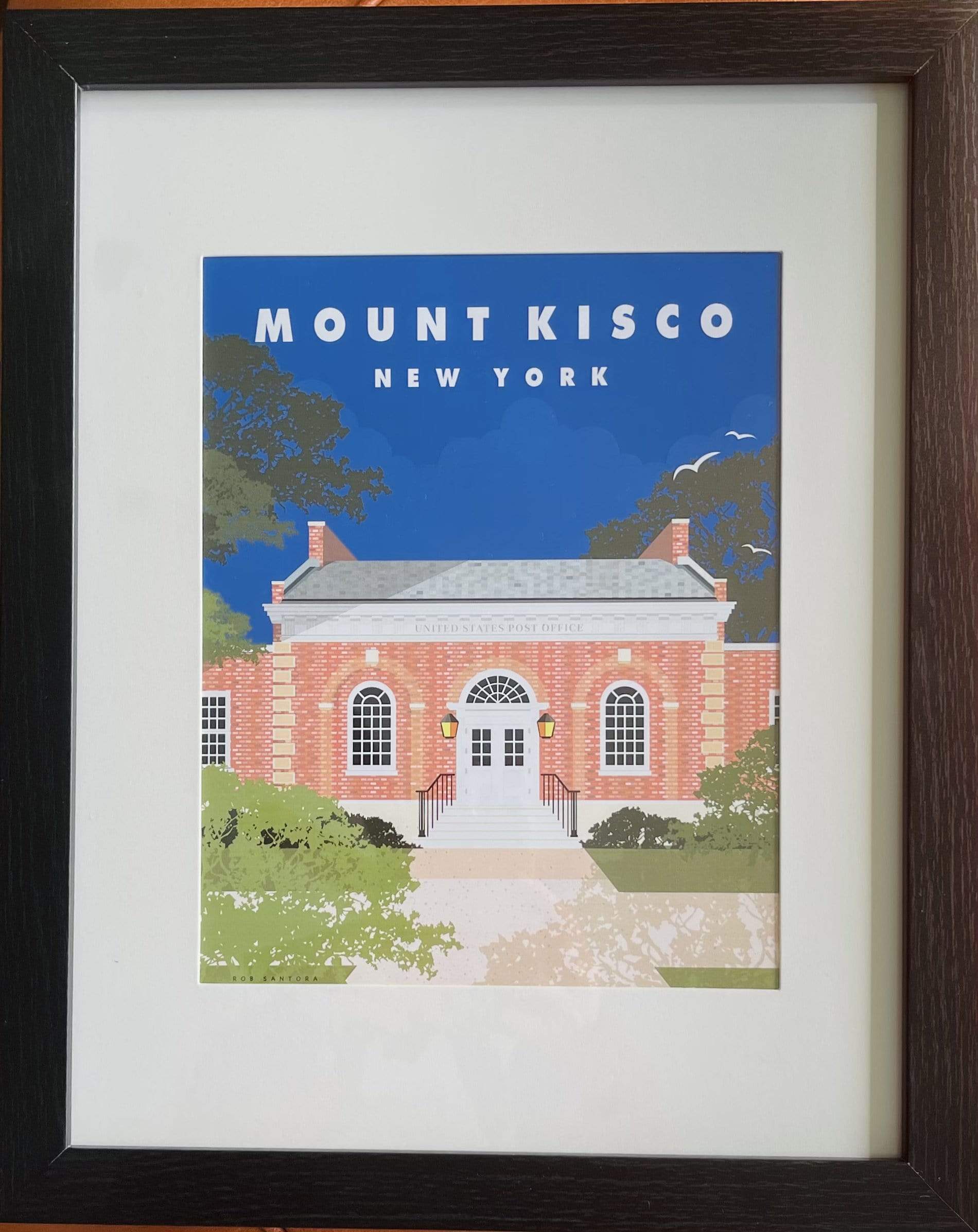 Mt Kisco/Post Office "Architectural Landmarks" - Framed Print - PORCH