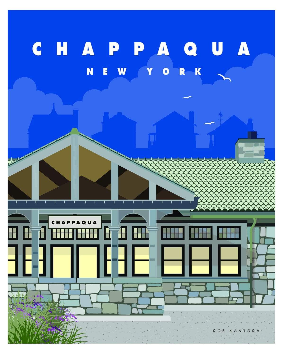 Chappaqua "Architectural Landmarks" - Unframed Print - PORCH