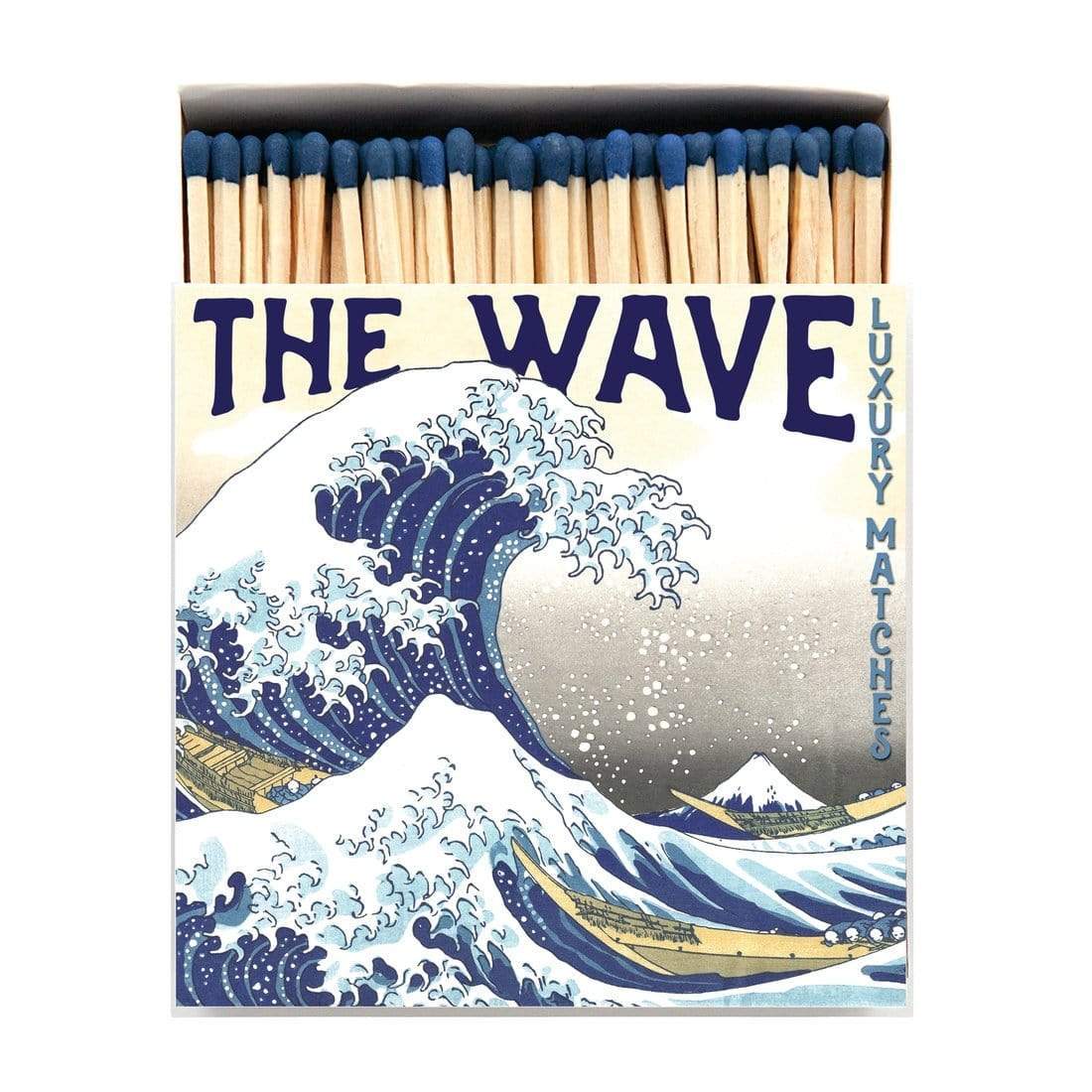 Hokusai Wave Archivist Box Matches - PORCH
