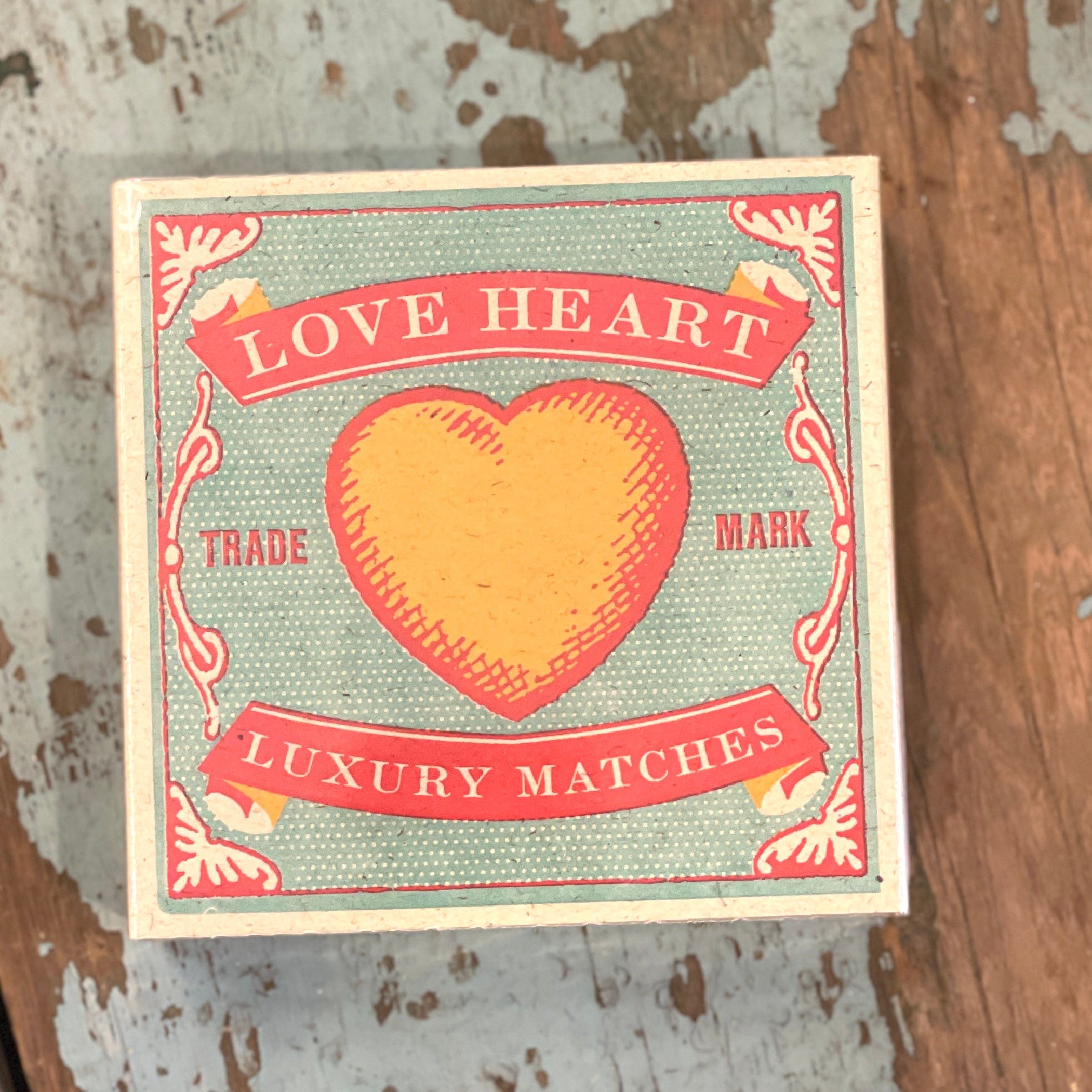 Love Heart Archivist Box Matches - PORCH