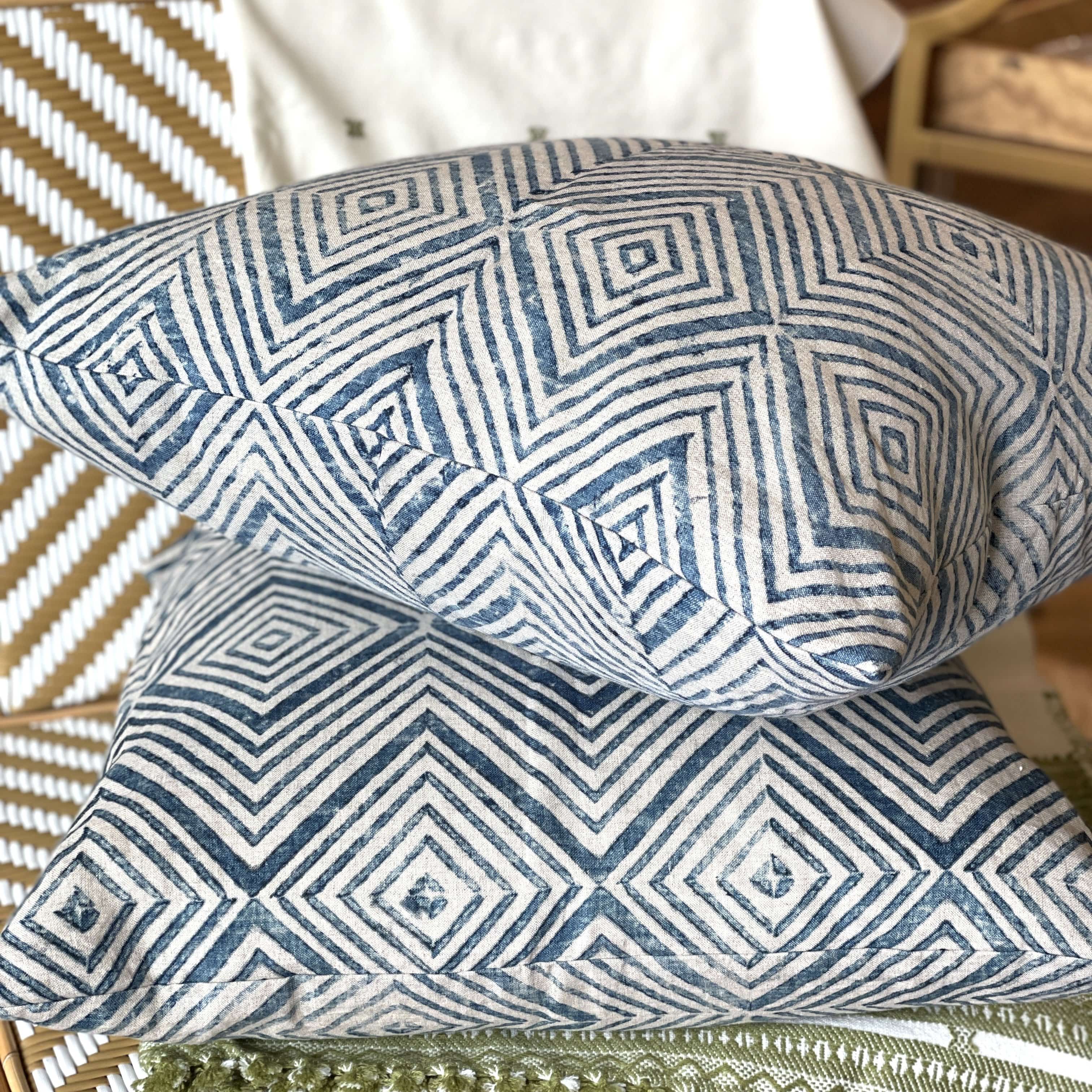Ashante Linen Decorative Pillow - PORCH