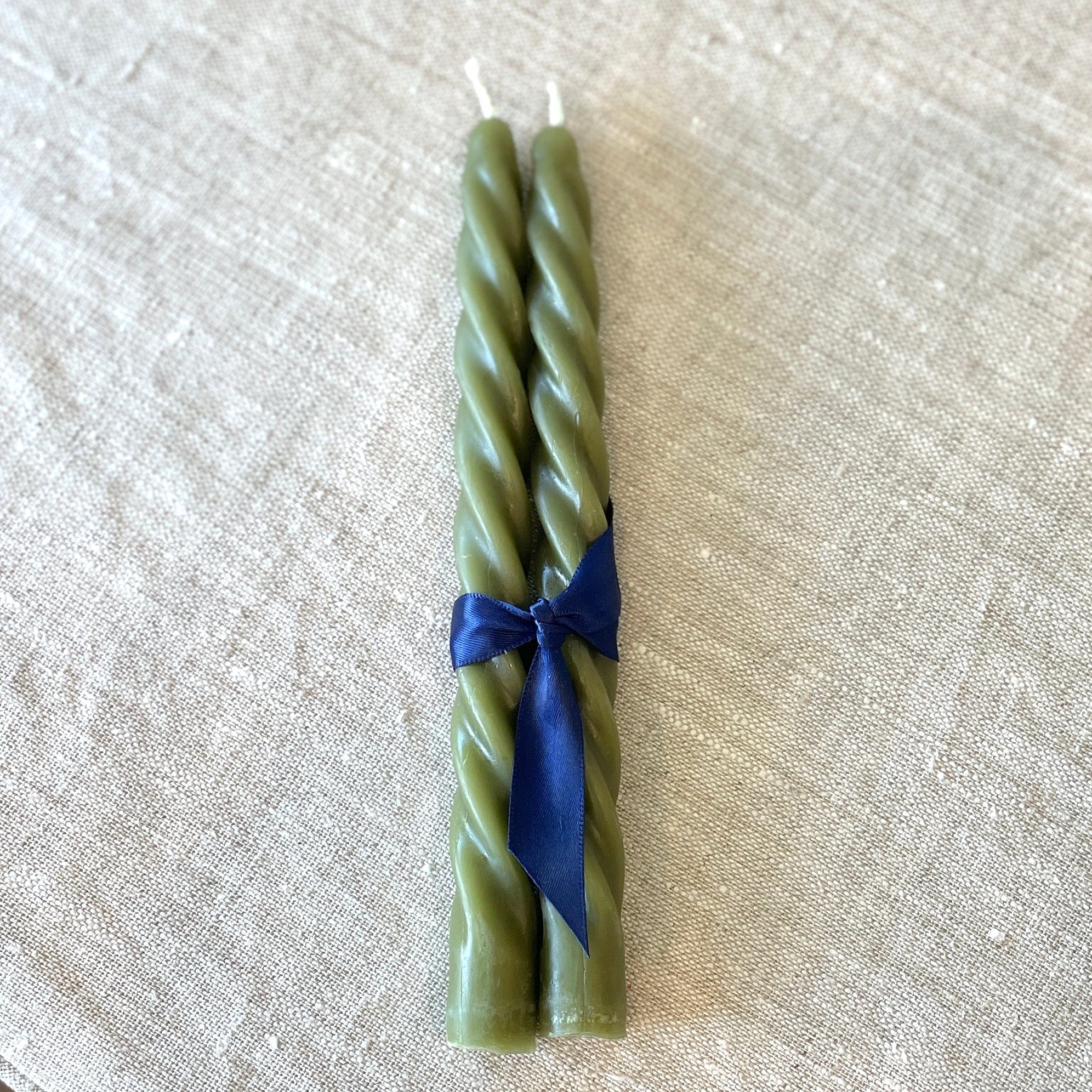 Beeswax Twisted Taper Candle - PORCH