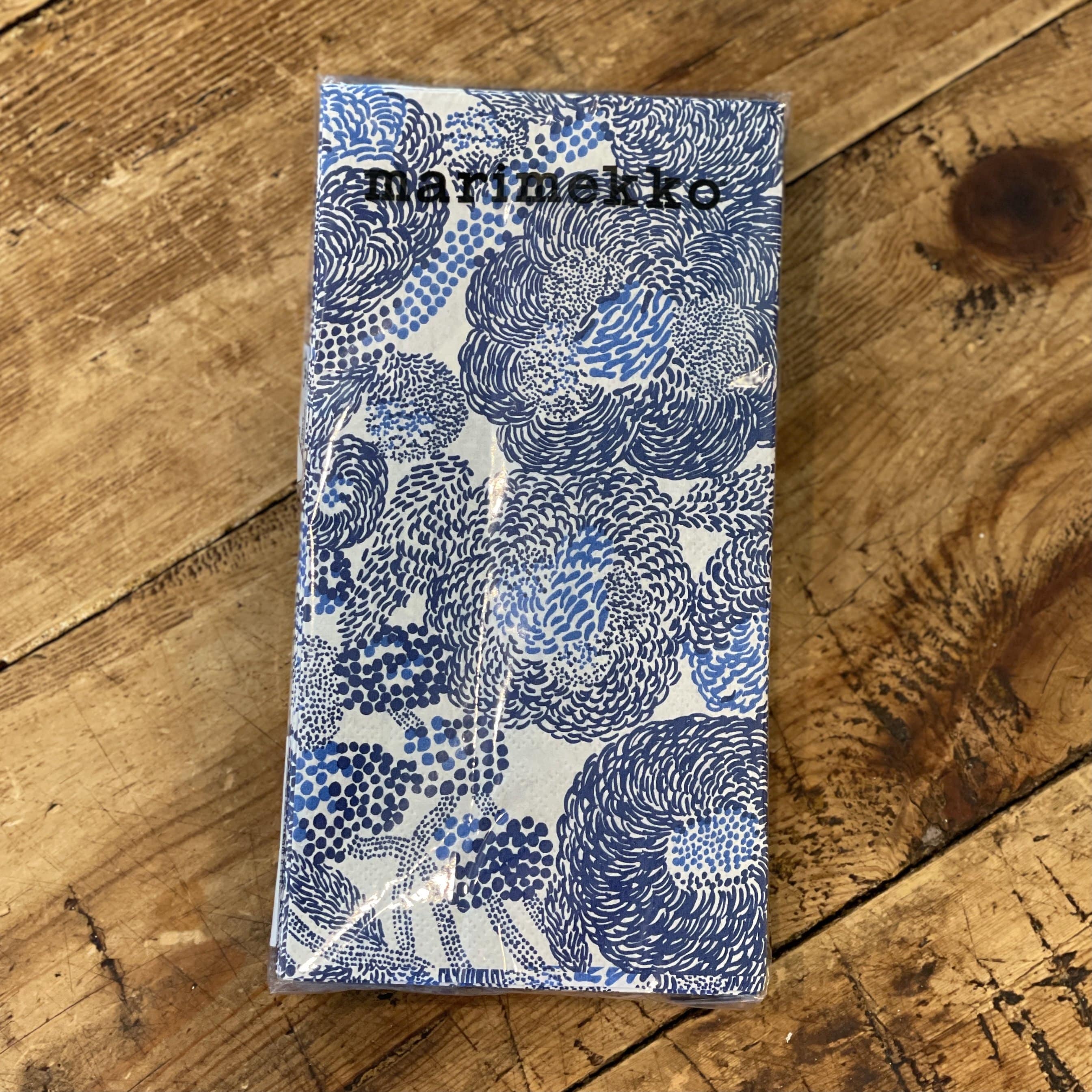 Mynsteri Cream/Blue BI Paper Guest Towels - PORCH