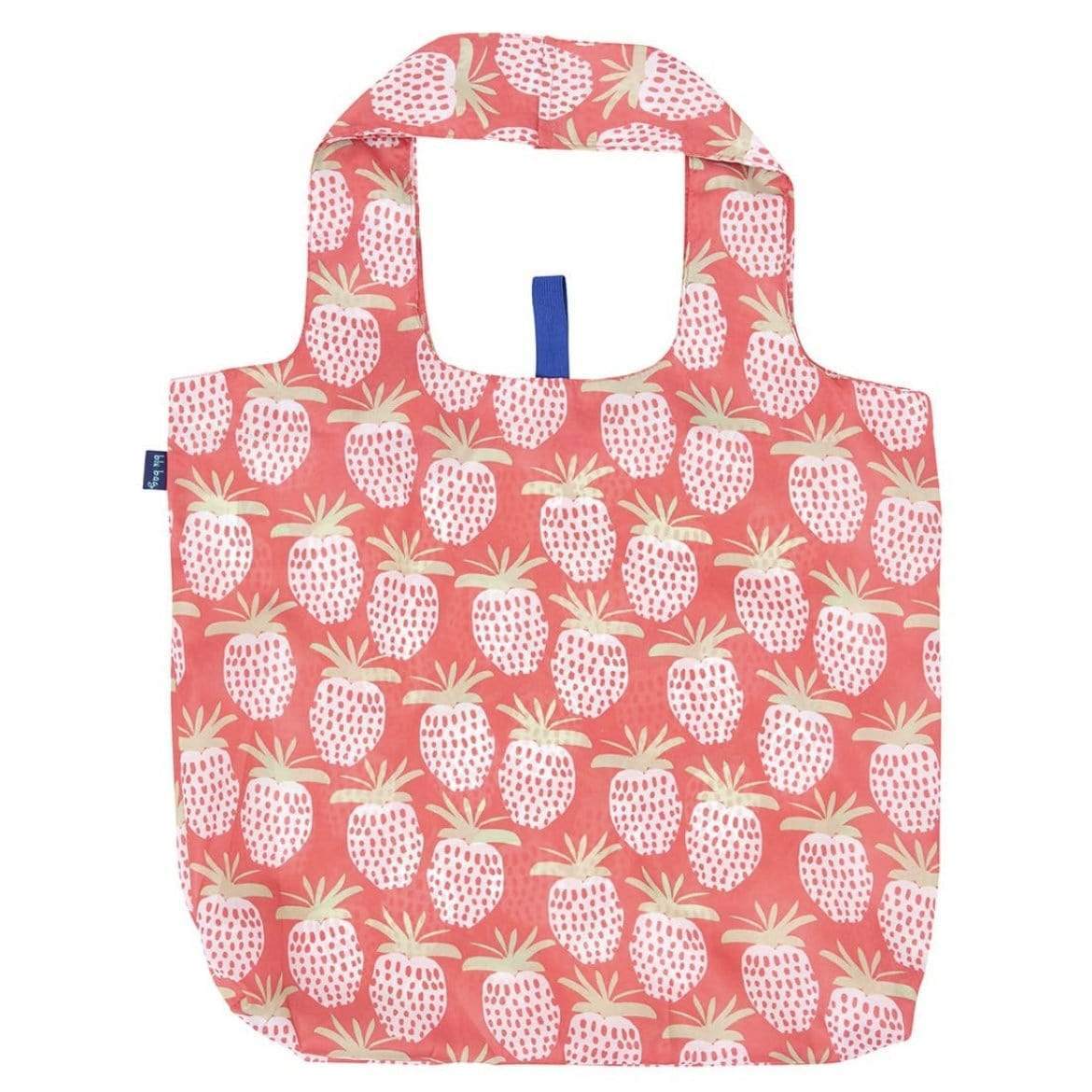 Strawberries Blu Bag Reusable Shopper - PORCH