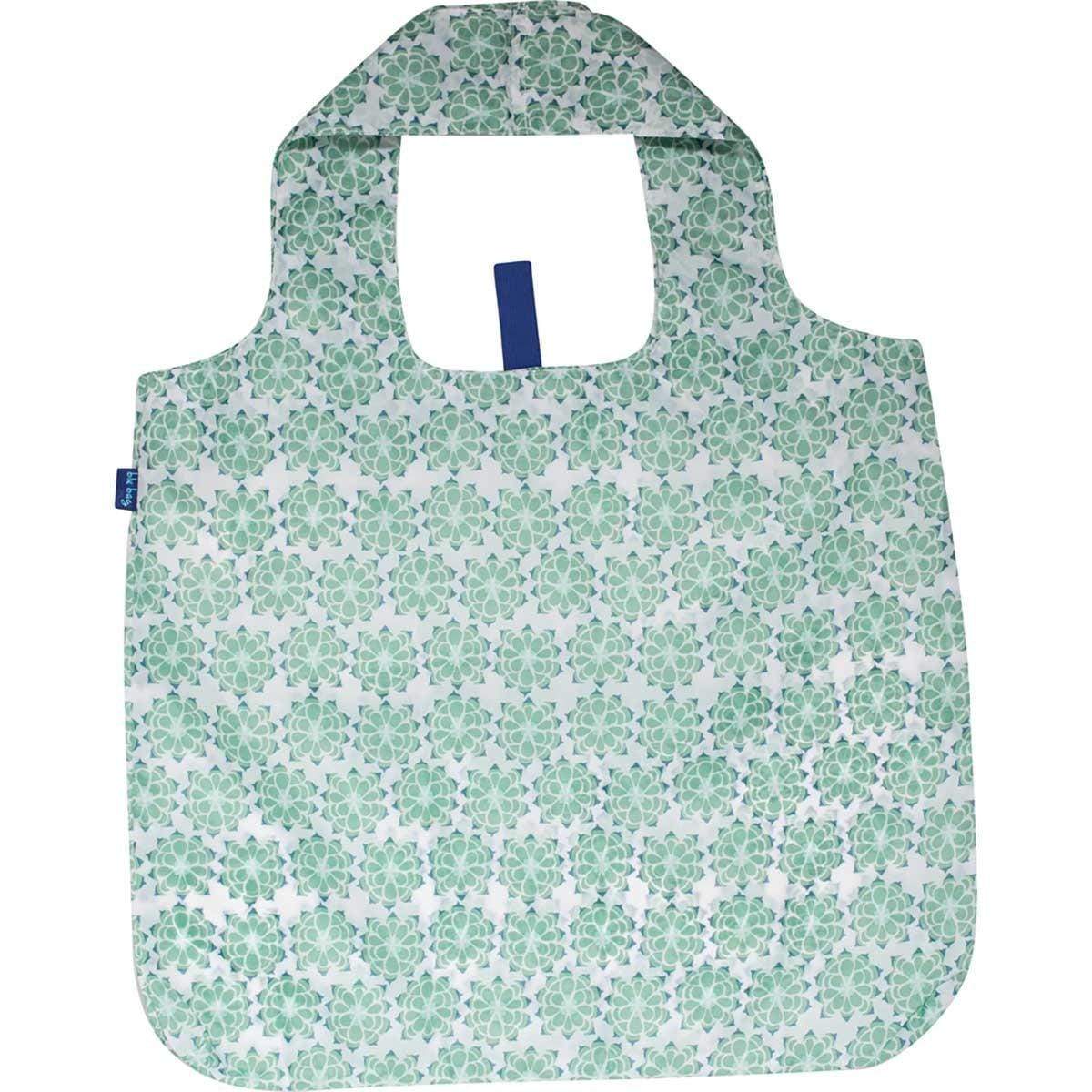Succulent Green Blu Bag Reusable Shopper - PORCH