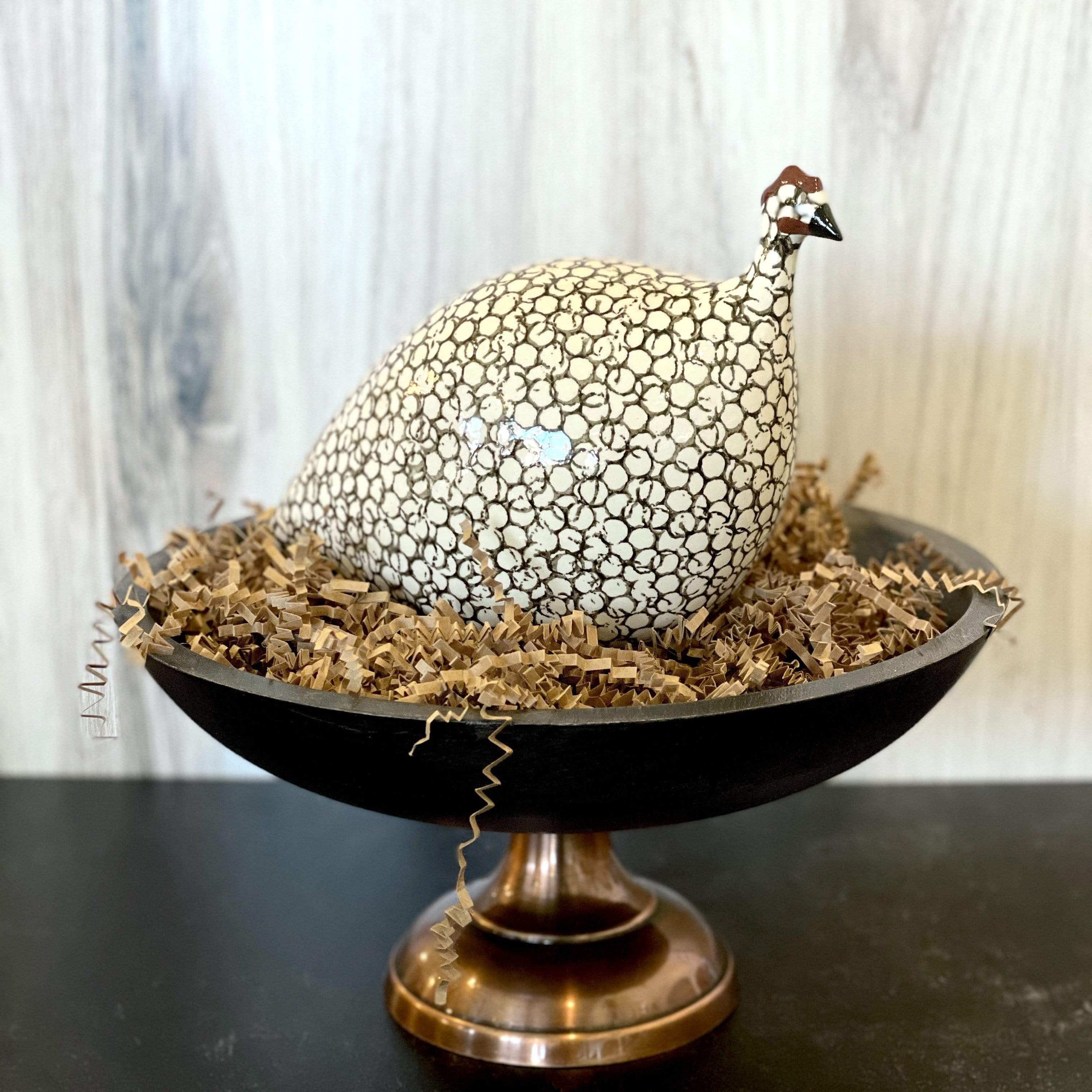 Ceramic Guinea Fowl - Small