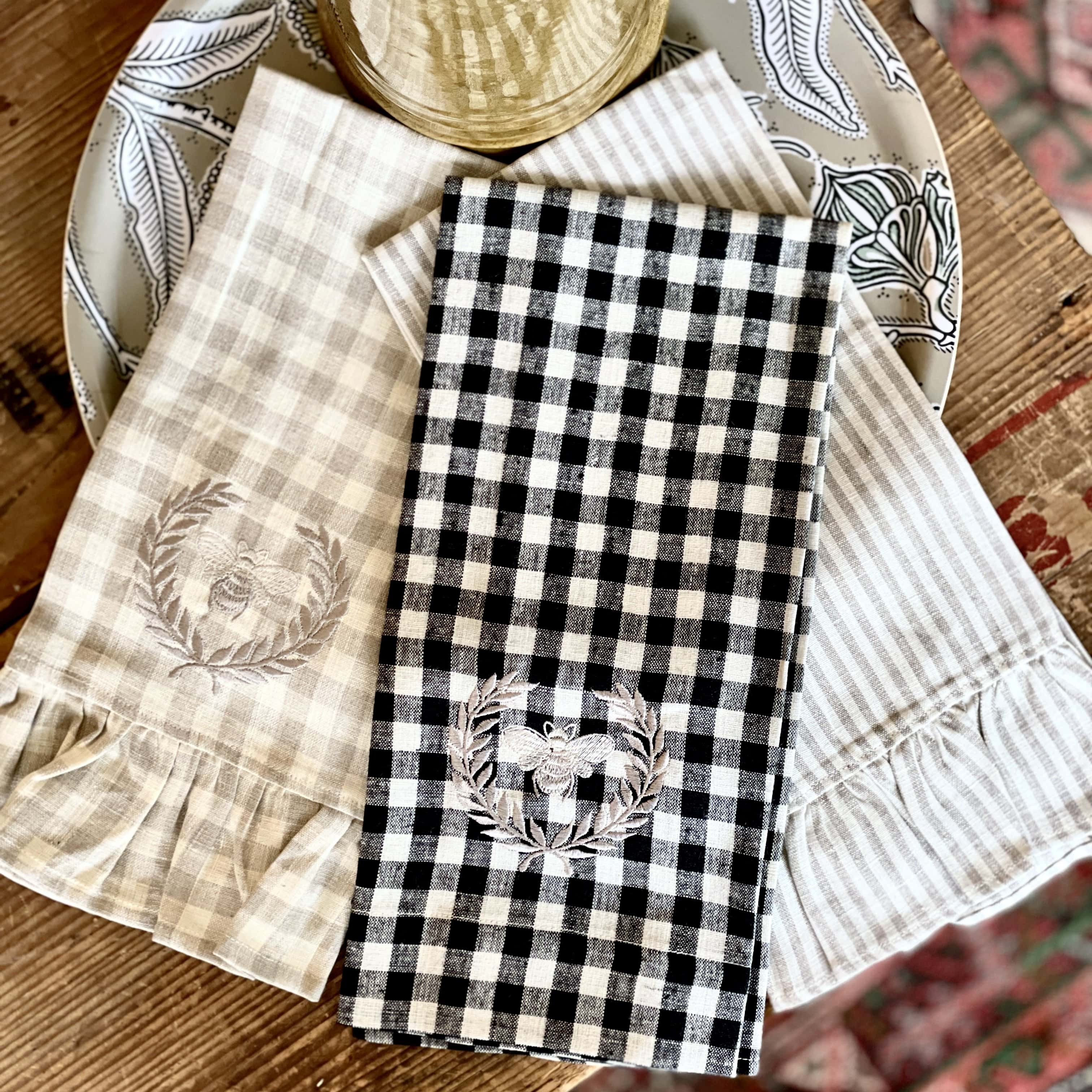 Crown Linen Tea Towel - PORCH