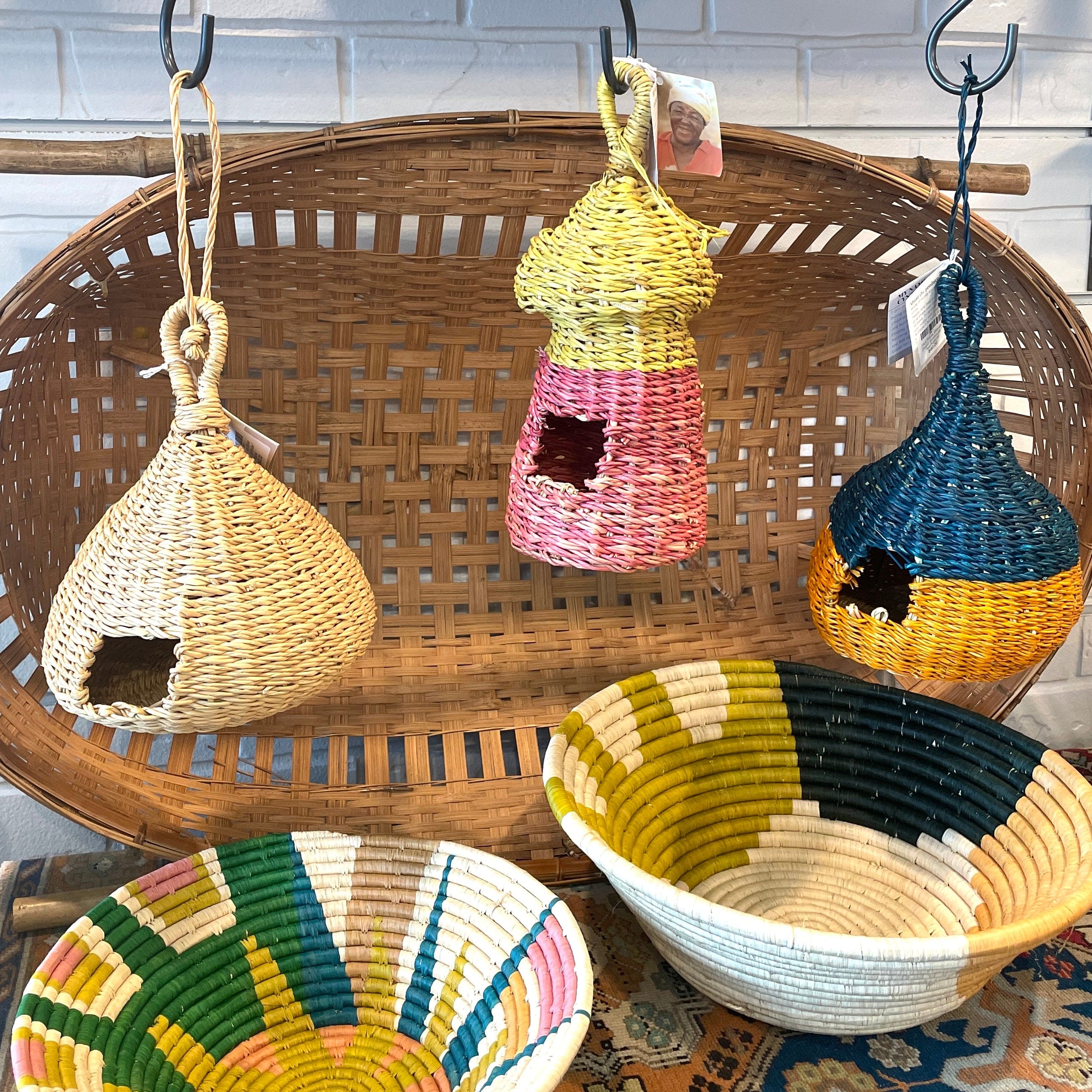Fair-Trade Woven Gourd Birdhouse - PORCH