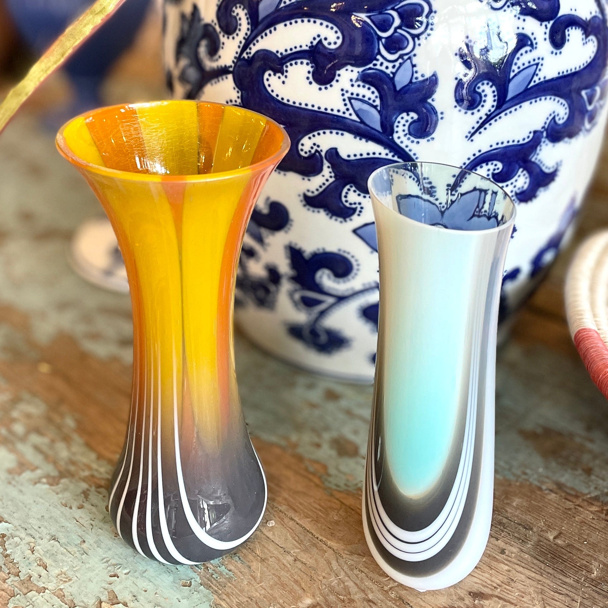 Handmade Art Glass Bud Vase - PORCH