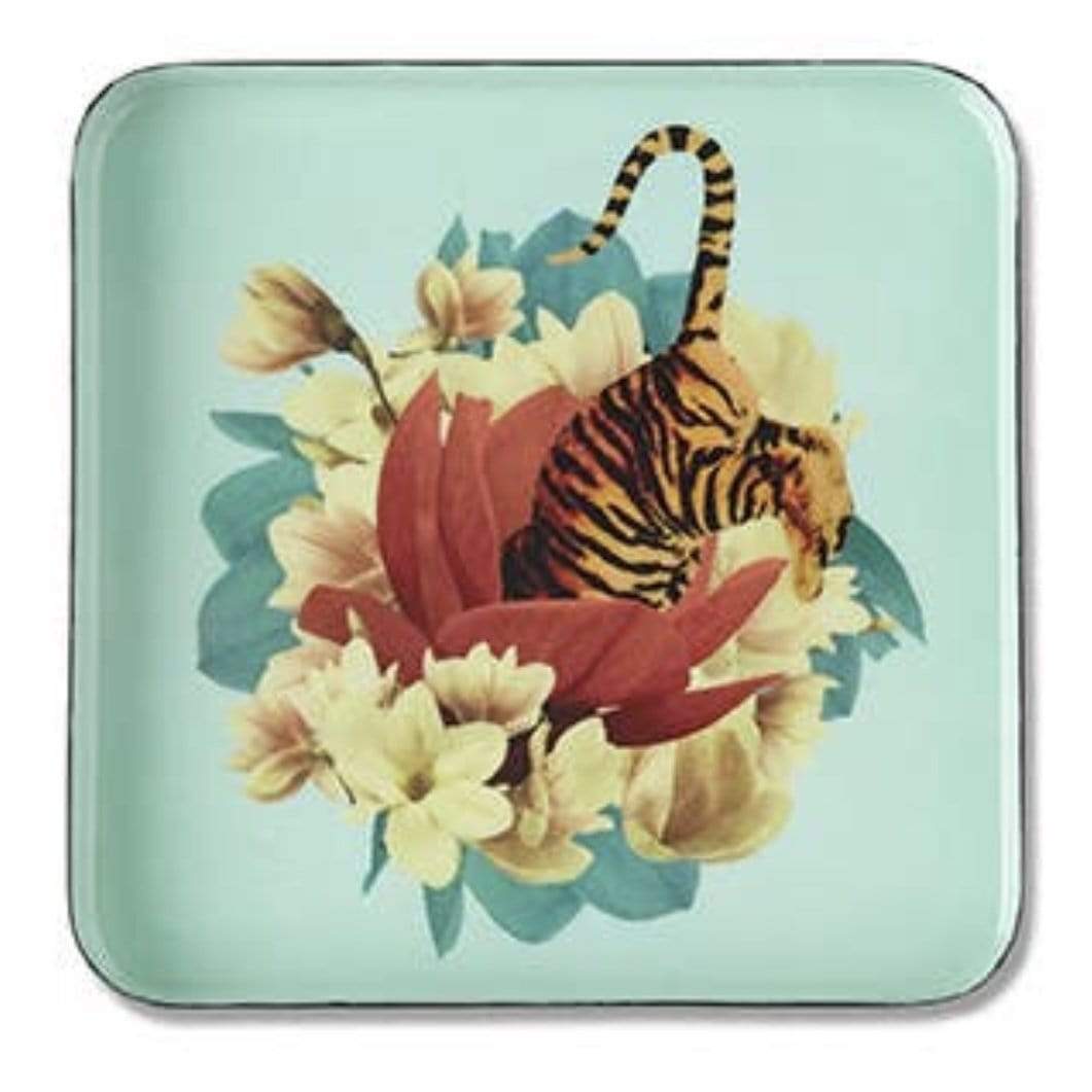 Tiger Flower Handmade Trinket Tray - PORCH