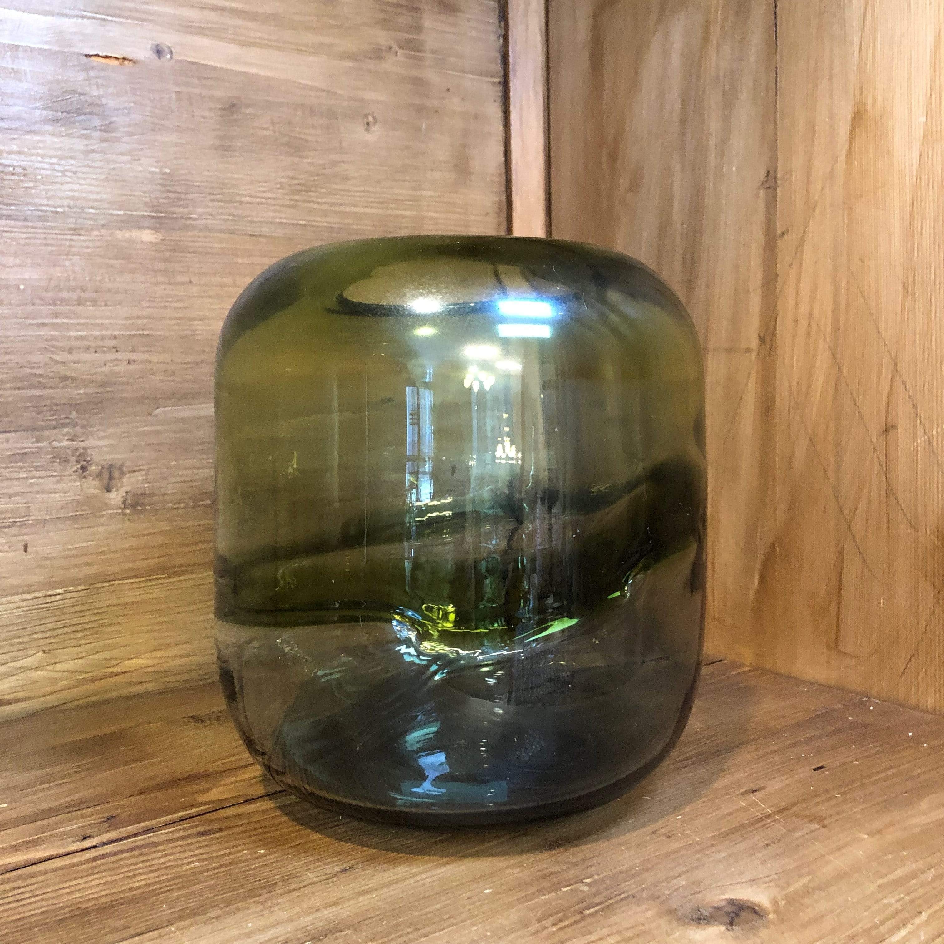 Small Horizons Olive Green Vase - PORCH