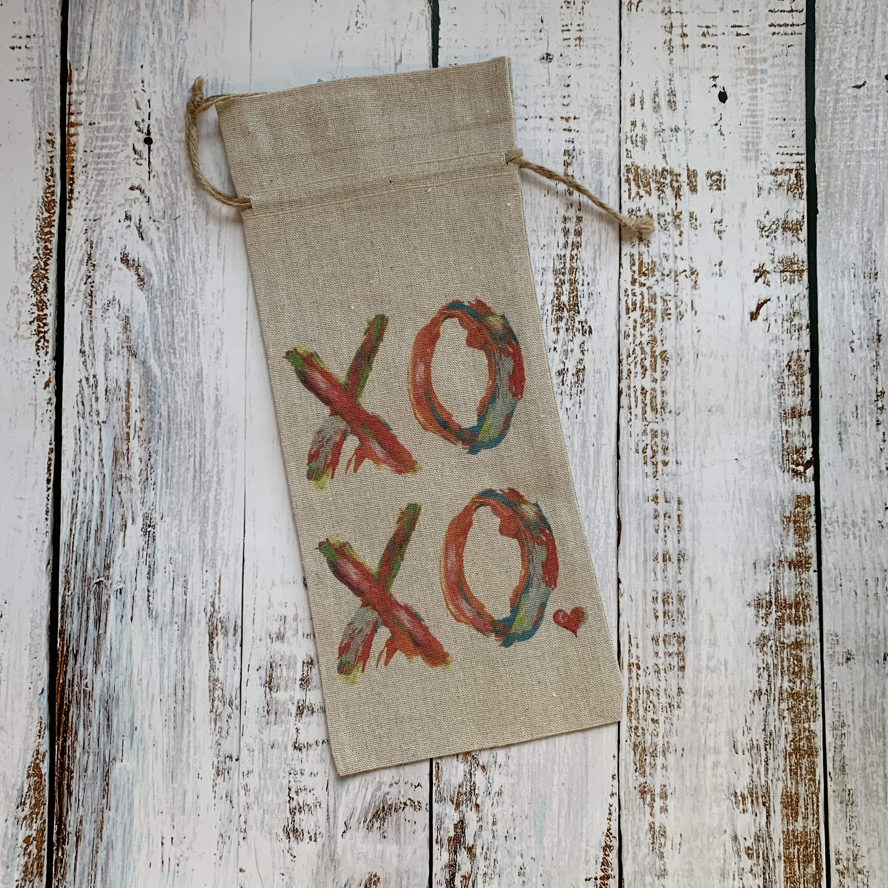 XOXO Linen Wine Bag - PORCH
