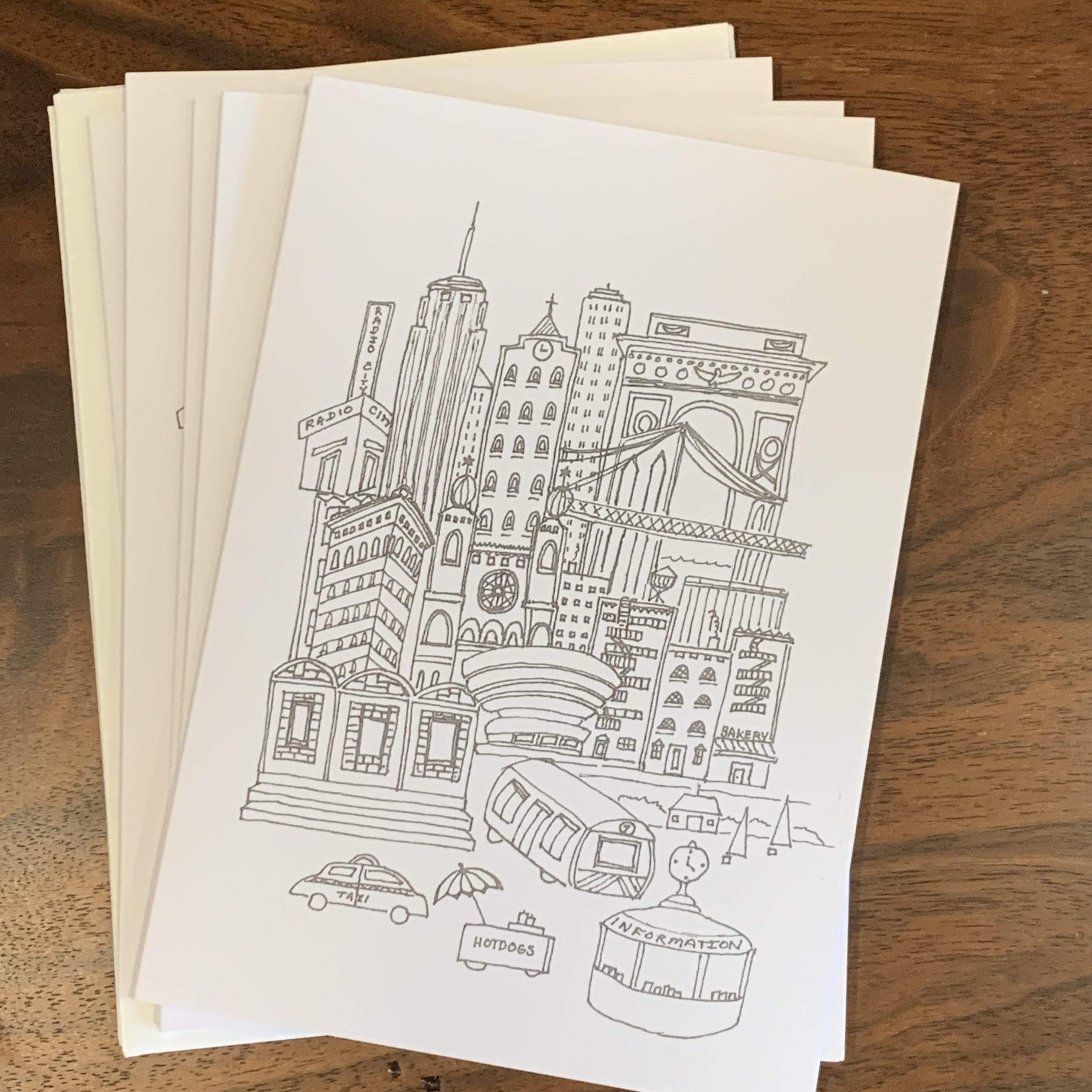 NYC Note Cards - Set of 5 - PORCH