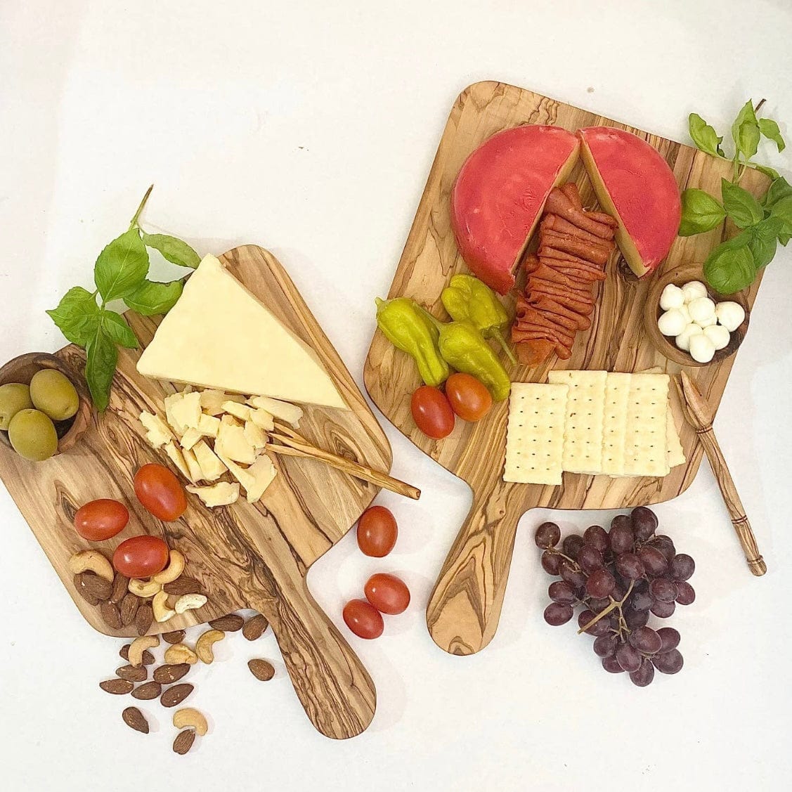 Olive Wood Cheese Serving Board - PORCH