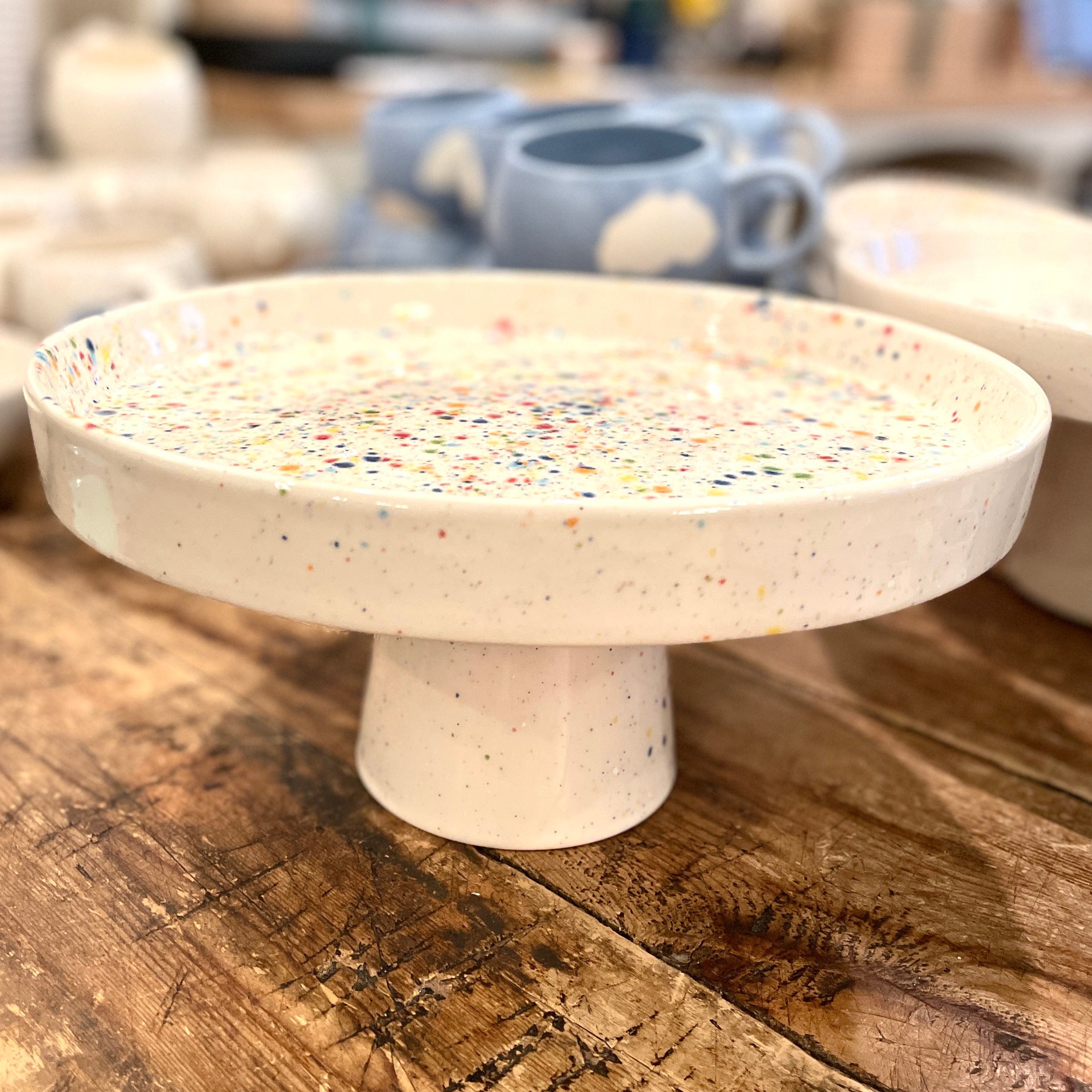 Three-tier Marble Ceramic Cake Stand - ApolloBox