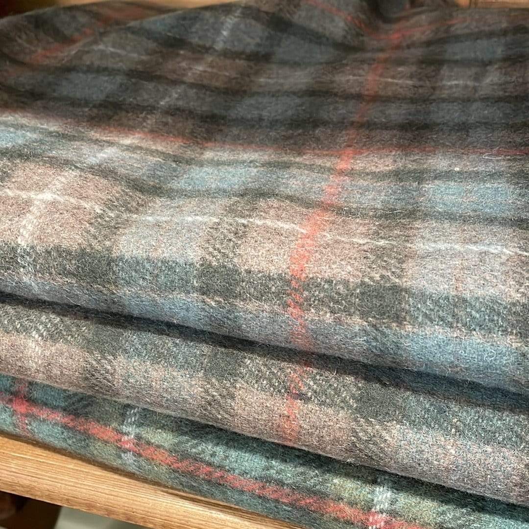 Fraser Hunting Weathered Scottish Recycled Wool Blankets - PORCH