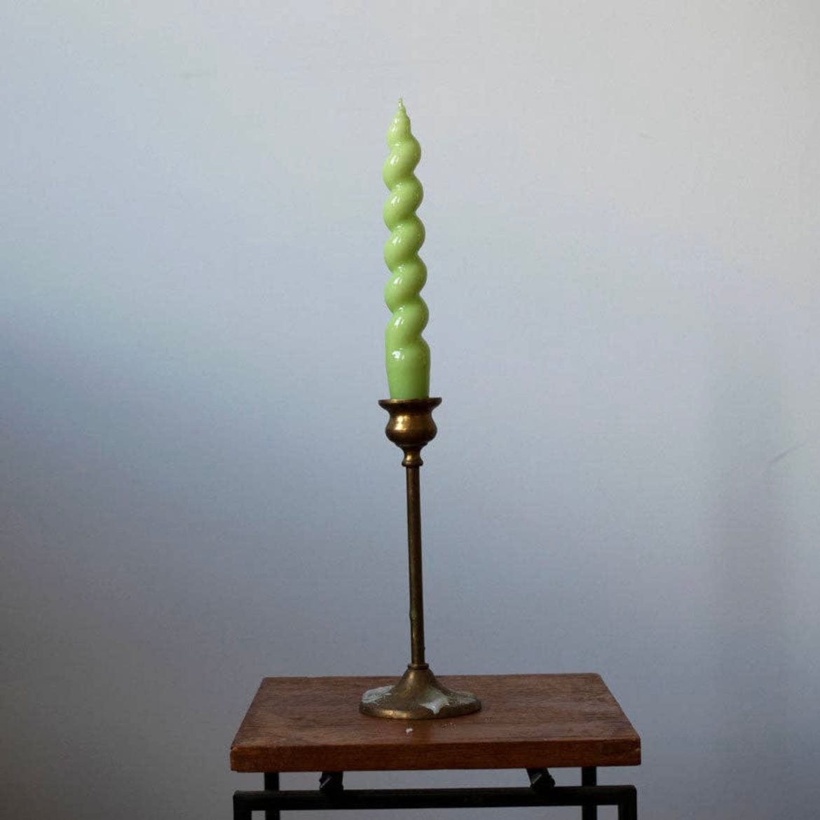 Spiral Lacquered Taper Candles - 7" - PORCH