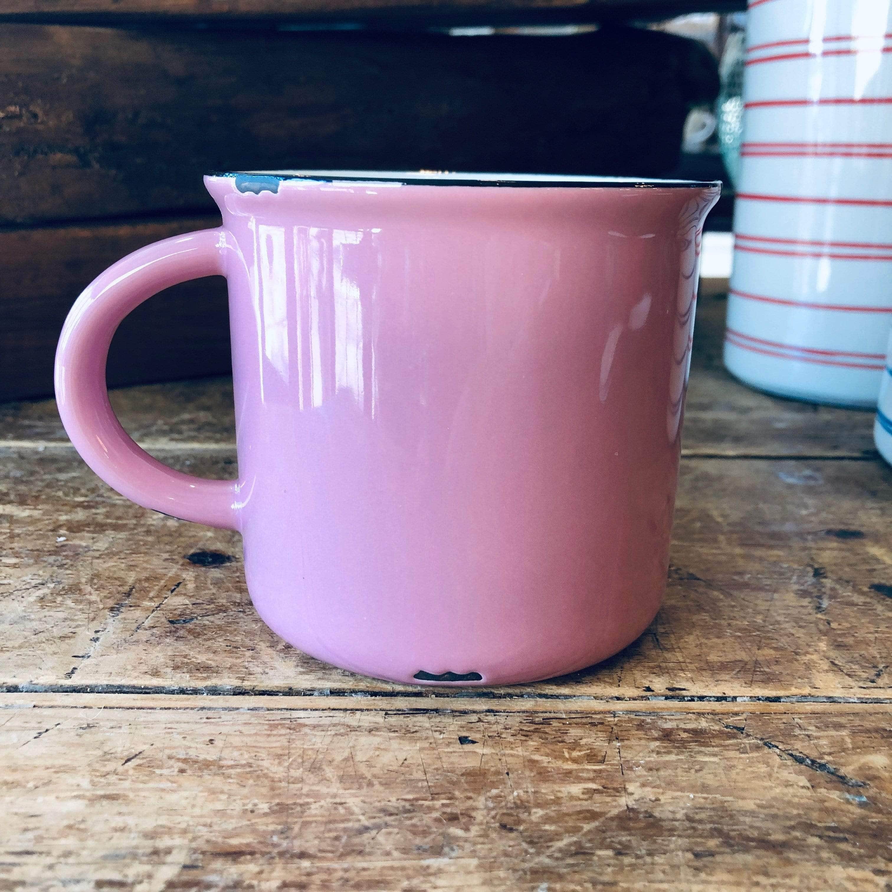 Pink Tinware Mug - PORCH
